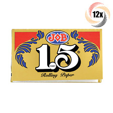 12x Packs Job Gold 1.5 | 24 Papers Per Pack | + 2 Free Rolling Tubes picture