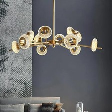 Modern Crystal Sputnik Chandelier, 12-Light LED Lighting Fixture, Pendant Lamps picture
