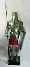Full Size 6 Feet Knights Templar Suit Of Armour Medieval Roman Armor Statue picture