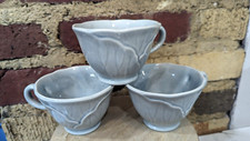 Set of 3 LOTUS Plum Purple  Metlox Tea/Coffee Poppytrail Vernon CALIFORNIA picture