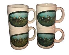 ￼4 Vintage Ralph Lauren Polo Coffee Mugs picture