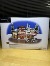 Dept 56 Snow Village Harley-Davidson Motorcycle Store Intro 1996 retired 2002 picture