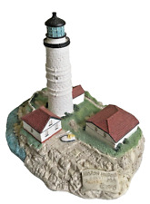 BOSTON HARBOR Lighthouse, MA Harbour Lights #402 1995 Limited Edition in Box picture