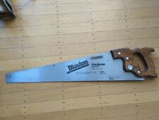 Vintage Disston D-23, 26 Inch Crosscut Hand Saw, 7 TPI, Hardwood “Wheat” Handle picture