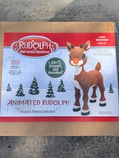 3.1 Ft Rudolph The Red Nose Reindeer Christmas Animatronic IN HAND SHIPS TODAY picture
