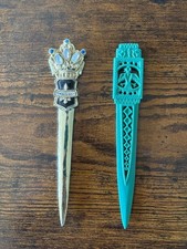 Vintage Rehoboth Beach Crown Letter Opener and Turquoise Thunderbird Plastic Let picture