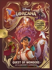 Disney Lorcana Quest Of Wonders Illumineers Lorebook W/ PROMO PRESALE/NEW picture