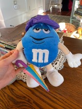 2004 Vintage Galerie Mars M&M's Candy Blue Easter Spring Showers 10” Plush picture