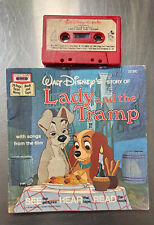 Vintage 1979 Walt Disney Book And Cassette Story Teller Lady And The Tramp picture