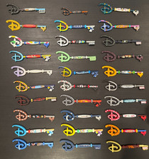 Huge Lot of 30 Disney Store Opening Ceremony Collectible Keys In Great Condition picture