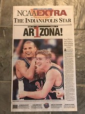 1997 Arizona Wildcats Basketball Newspaper.  National Champions picture