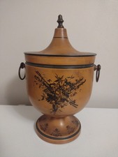 Vtg PIERO FORNASETTI Tole Italy 1913/1988 Ice Bucket SERIGRAPHIE METAL  picture