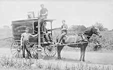 New Haven Gas Light Co Horse Drawn Wagon Connecticut CT Reprint Postcard picture