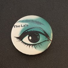 The La's British Indie Rock Band Eye Design Pinback Button 1