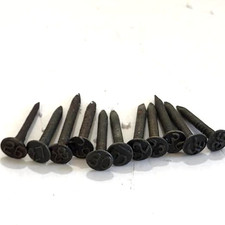 Lot 11 Vintage Railroad Tie Train Date Nails 1926 - 1936 Complete Set picture