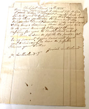 1835 Hand Signed Letter Congressman Josiah Sutherland To Father Stockport NY picture