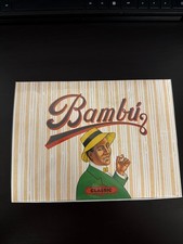BAMBU SMALL CLASSIC ROLLING PAPER 100 BOOKLETS FULL BOX 100 % ORIGINAL picture