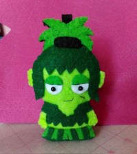 Carmella Caramella Creeper inspired Handmade felt ornament Cute Halloween picture
