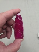 *SALE* 284.3ct/56.8g of lab made ruby sapphire corundum color #4 facet rough picture