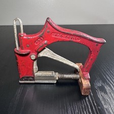Vintage RED DEVIL No.PD1 Window Glazing Point River Gun Antique Tool Stapler Etc picture