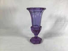 Translucent Purple Crystal Table Vase 1957 Decor Color Changes in the Evening  picture
