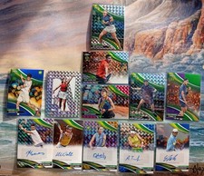TOPPS Chrome TENNIS 2025 - 12x CARDS Auto ROOKIE from Sealed BOOSTER Delight BOX picture