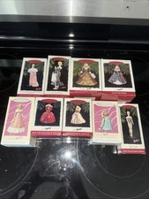 9 Vintage Hallmark Keepsake Barbie Christmas Ornaments w/ Boxes – Collector Lot picture