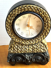 MasterCrafters Intl. 2003 Mantle Clock Beautiful Unique Piece Not Working picture