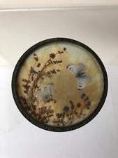 Vintage Alice Newcomb Pressed Micro Mini Blue California Butterflies Dried Art picture