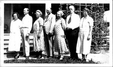 Larson Studio Wichita Kansas KS Group Portrait VTG 1940s USA Snap Vintage Photo picture