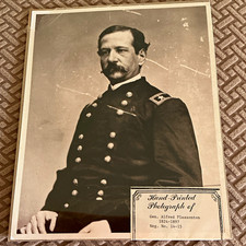 Gen. Alfred Pleasonton Hand-Printed Mounted B&W Portrait Photo J. B. Leib 1979 picture