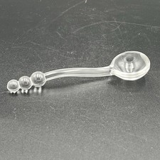 Imperial Candlewick Spoon Clear Glass 6 Inch Condiment Server Vintage 1940s picture