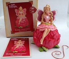 MIB Hallmark Keepsake 2005 Barbie Fairytopia Elina Ornament Magic Light QXI6512 picture