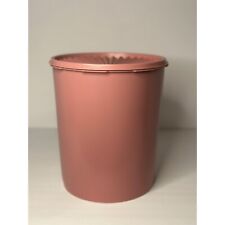 VTG Tupperware Pin Dusty Rose Mauve Pink Large Kitchen Storage Container #1339-3 picture