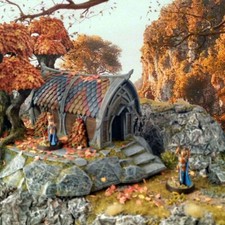 The Mines Elven Wooden House Fantasy Middleearth Tabletop Terrain picture