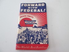 Vtg Federal Fertilizer Advertising/Promo Pocket Note Pad Forward with Federal picture