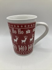 Reindeer HO HO HO Coffee Mug Tea Cup Christmas Holiday picture