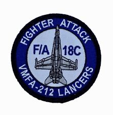 VMFA-212 Lancers F-18 Shoulder Patch - With Hook and Loop picture