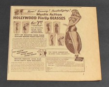 1946 Print Ad Sexy Mystic Action Hollywood Pin-up Glasses Saucy Smooth Beauty picture