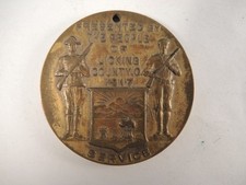 Licking county, Ohio WW I service medal named to Schaus picture