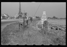 Photo:Central Ohio Route 40 1938 Roadside Signs Milk Ohio Morton Salt picture