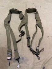 ORIGINAL WWII US ARMY M1945 INFANTRY COMBAT FIELD EQUIPMENT SUSPENDERS-1946 picture