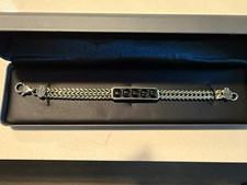 Harley-Davidson Multi Skull ID Bracelet in Black Harley-Davidson Case picture