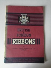 1942 British and Foreign Ribbons Colour Illustrated British Order of Display picture