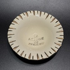 Hotel La Reserve De Beaulieu NICE France RIVERA Vintage Ceramic Ashtray Catchall picture