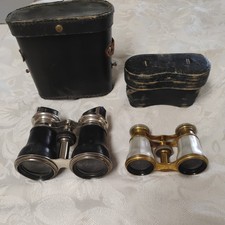 Antique Le Maire Opera Glasses Plus Jockey Club Binoculars picture