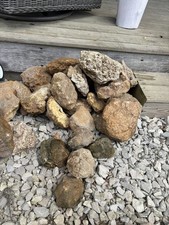 10 Lbs Bulk Lot Unopened Geodes/Nodules Natural Semi Solid-Break Your Own Geodes picture