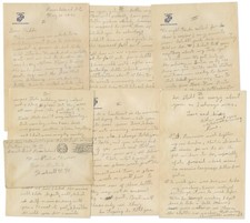 Rene Gagnon WWII-Dated Autograph Letter Signed picture
