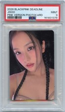2026 BLACKPINK DEADLINE JISOO PINK VERSION PHOTOCARD PSA 9 picture