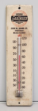 Vintage 1950's Grainger Inc. Metal Advertising Thermometer -60 - 120 ºF Chicago picture
